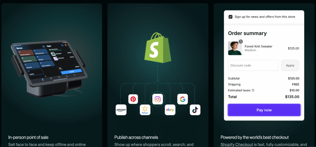 selling with shopify- Shopify website design